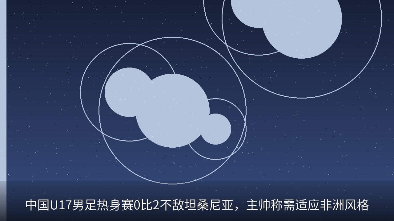 中国U17男足热身赛0比2不敌坦桑尼亚，主帅称需适应非洲风格