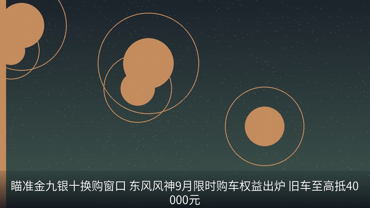 瞄准金九银十换购窗口 东风风神9月限时购车权益出炉 旧车至高抵40000元
